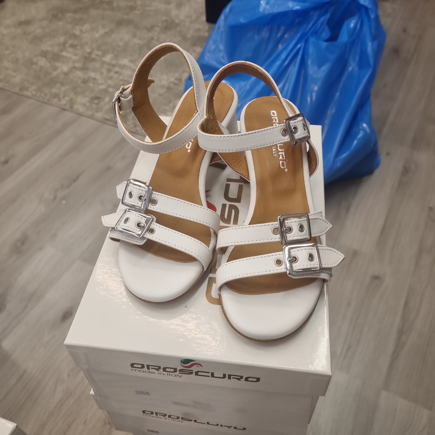 Total white sandal