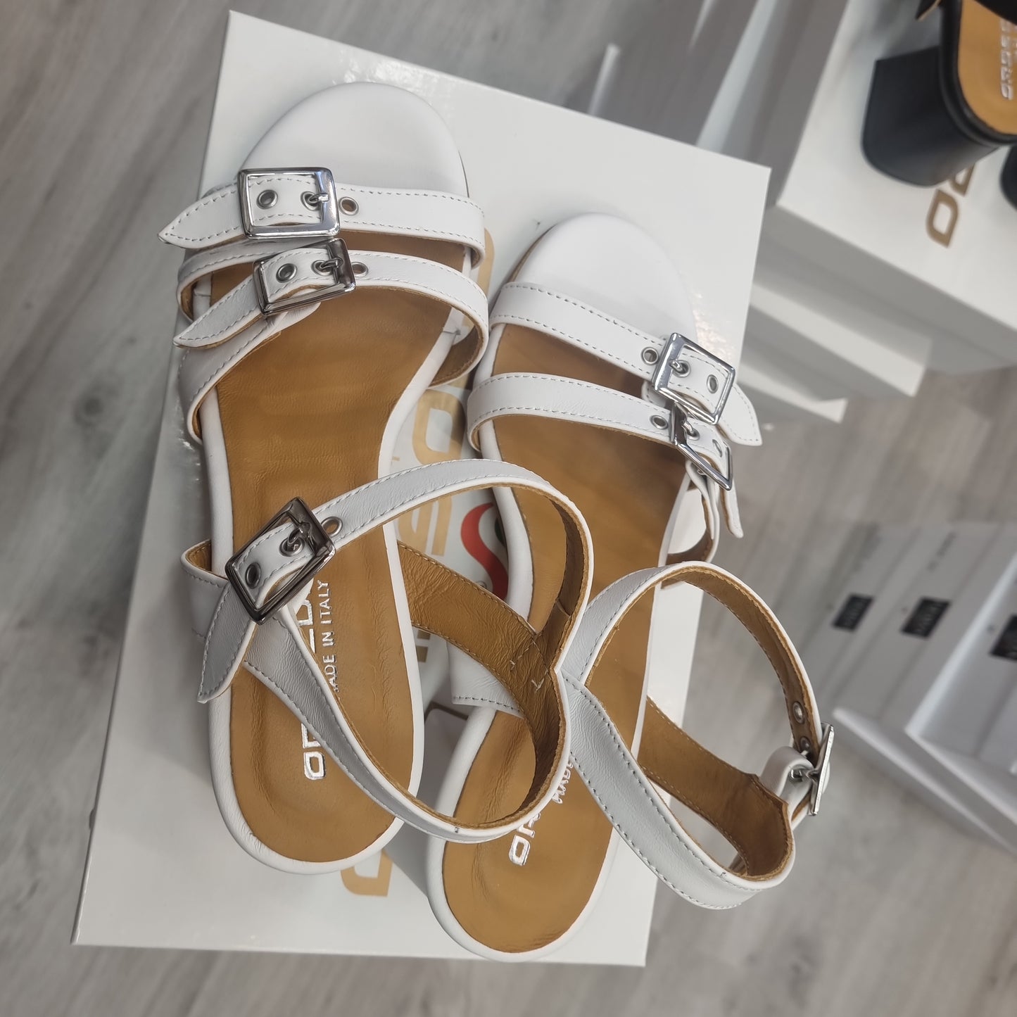 Total white sandal