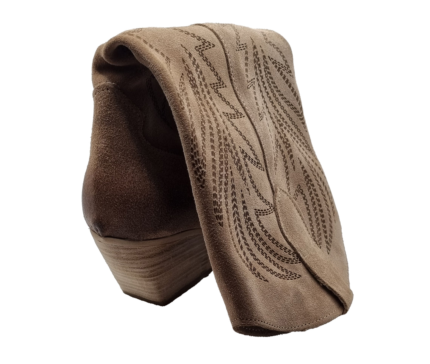 Suede leather boots