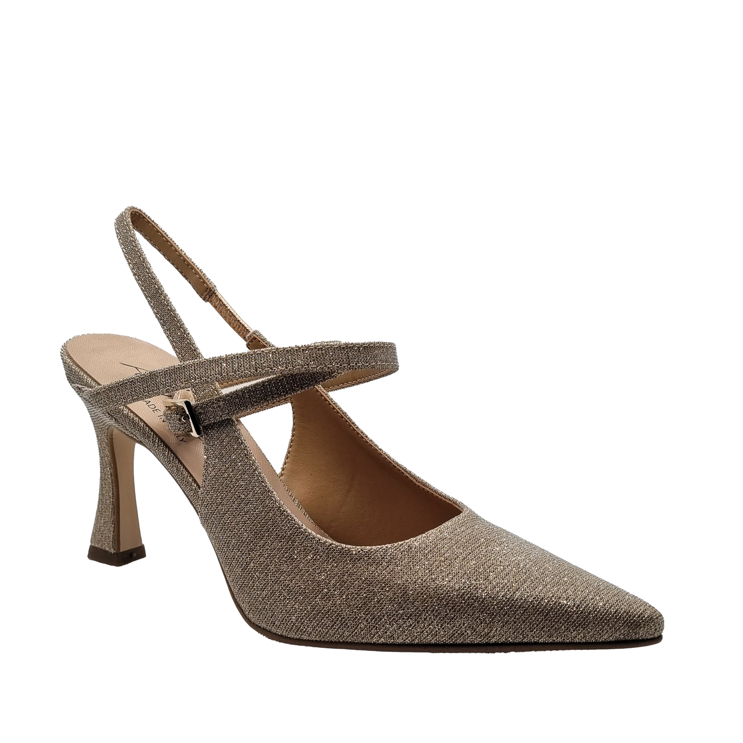 Bronze giltter pumps