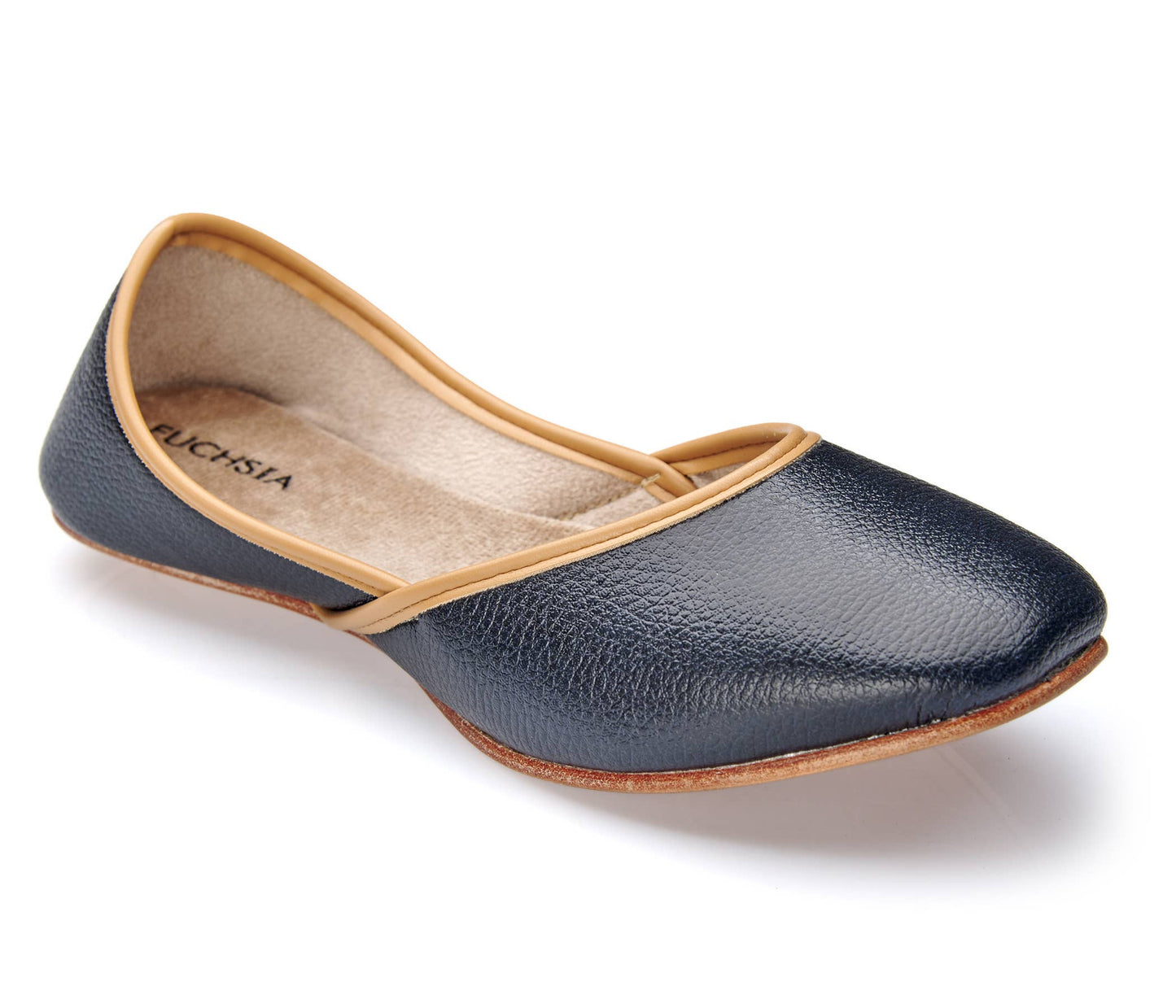 Classic Black handmade leather ballerinas