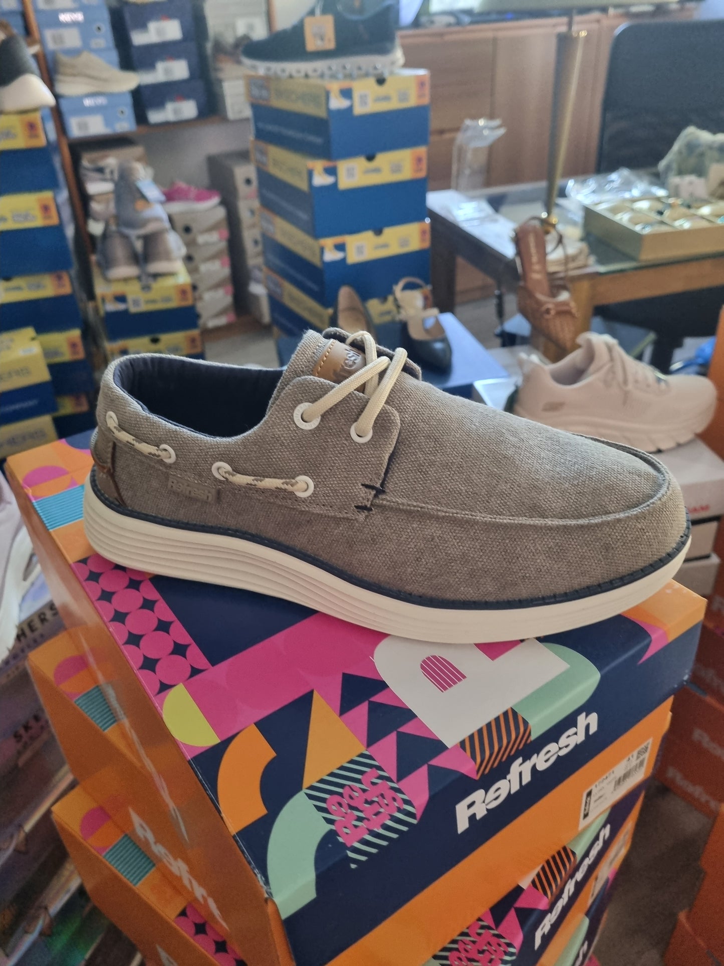 Refresh man lona taupe