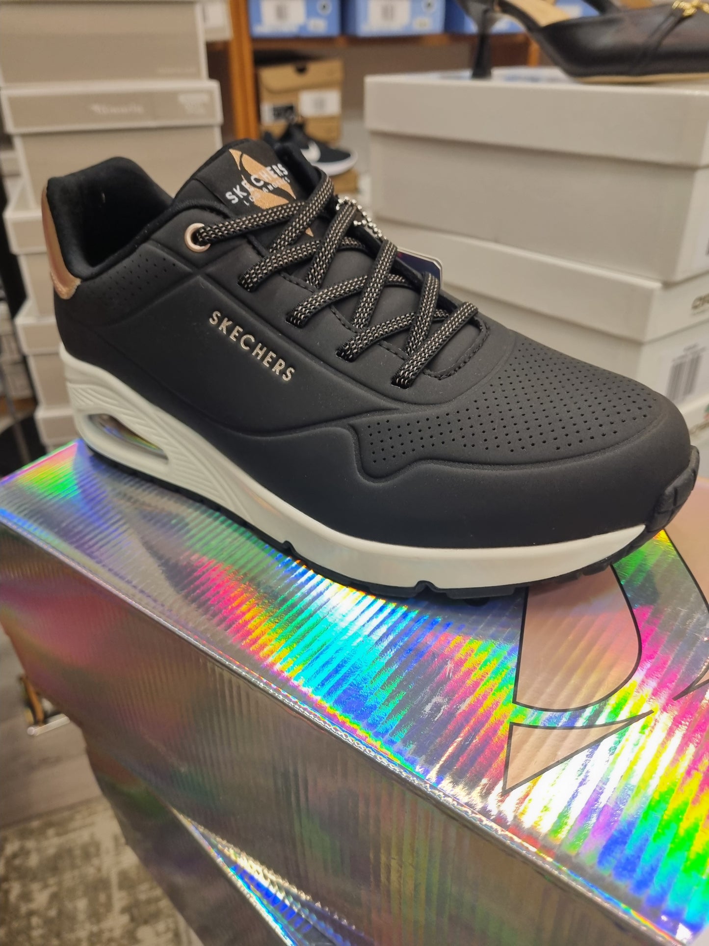 Skechers shimmer away