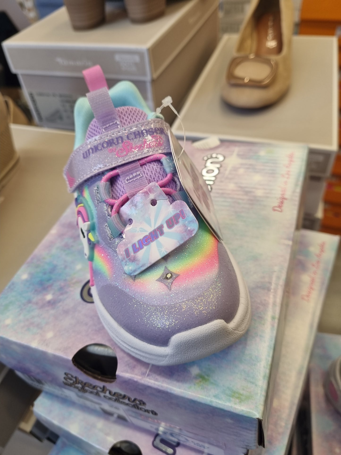 Skechers unicorn light up