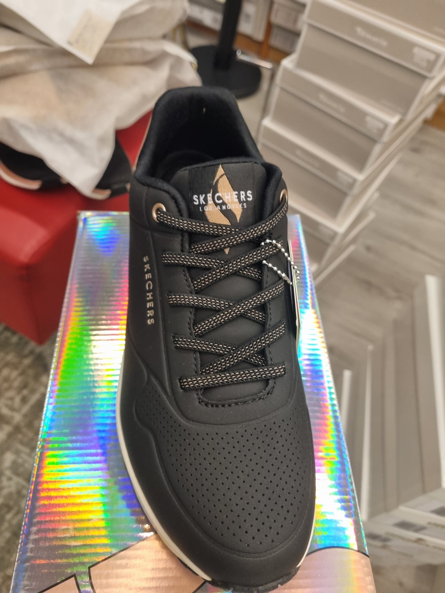 Skechers shimmer away