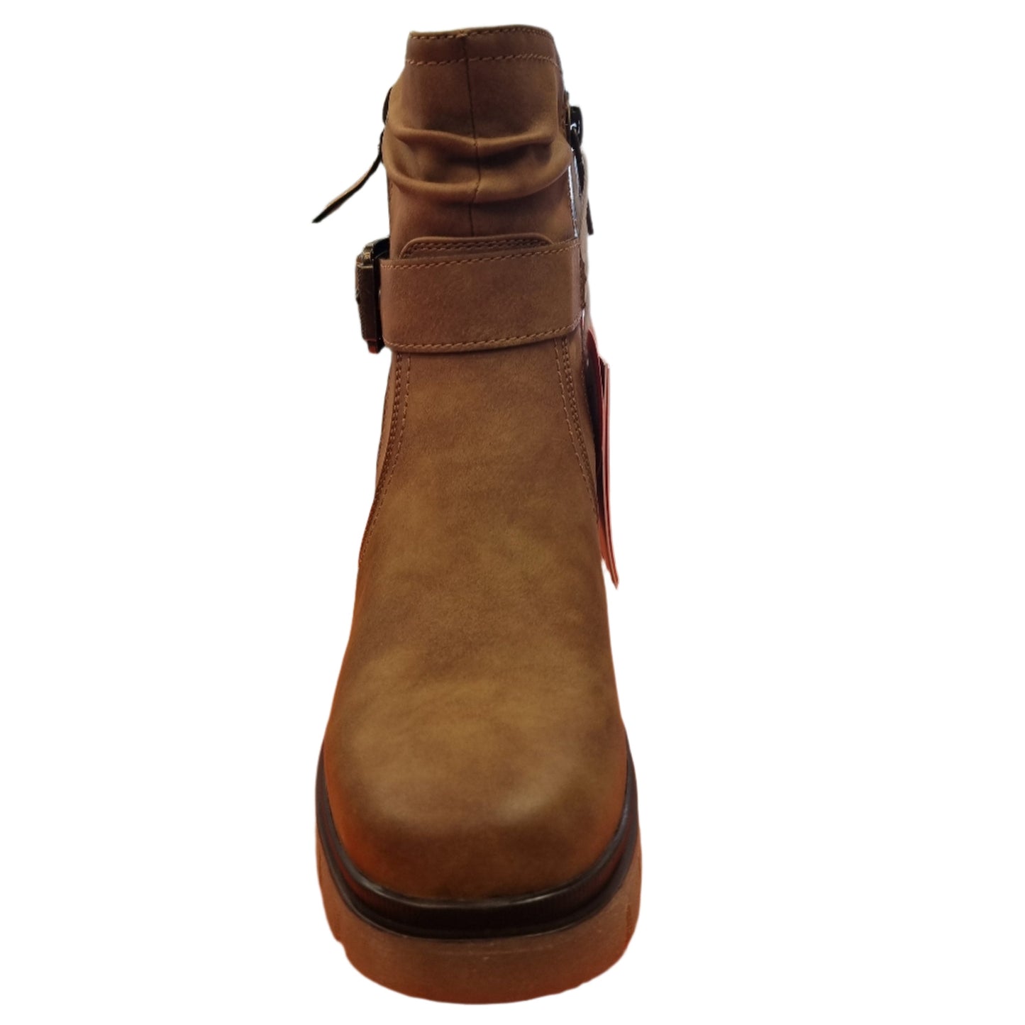 Refresh ankle boot with zipper