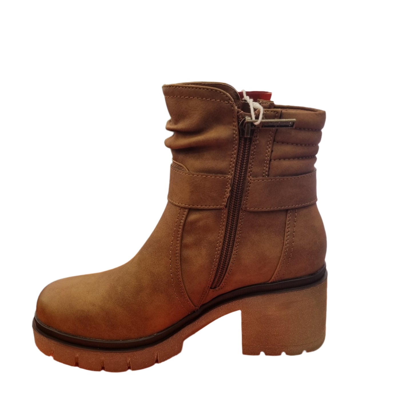 Refresh ankle boot with zipper