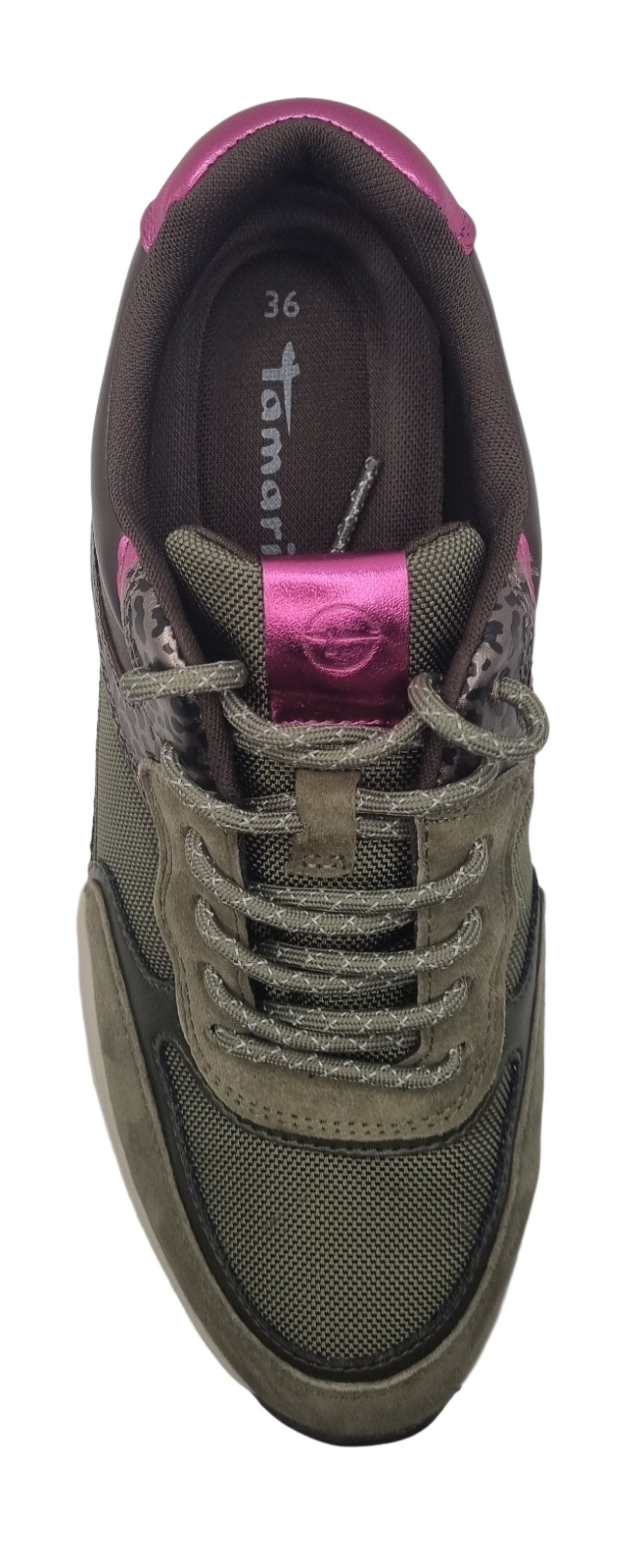 Tamaris leopard comb sneakers