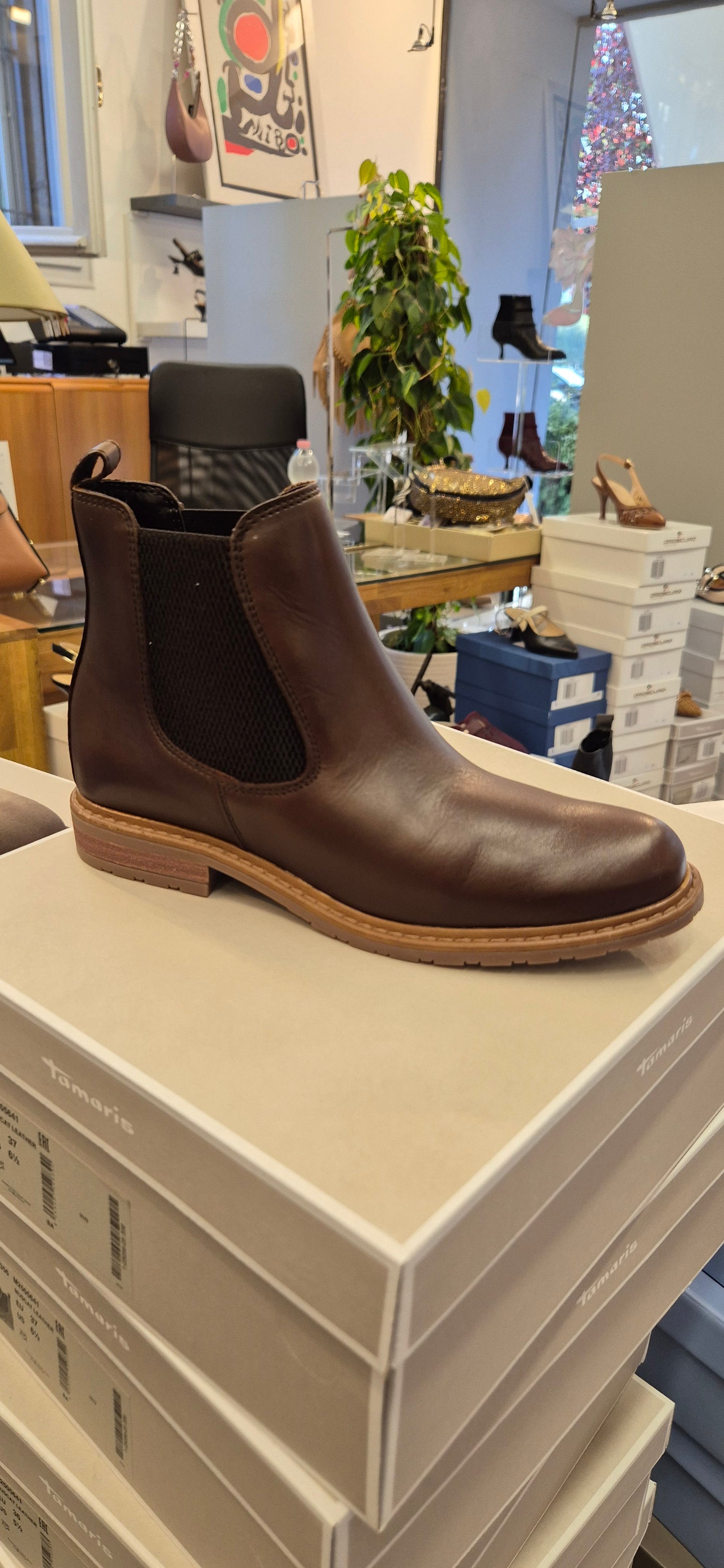 Tamaris muscat leather