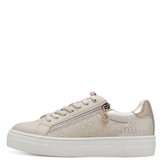 Ivory gold sneakers