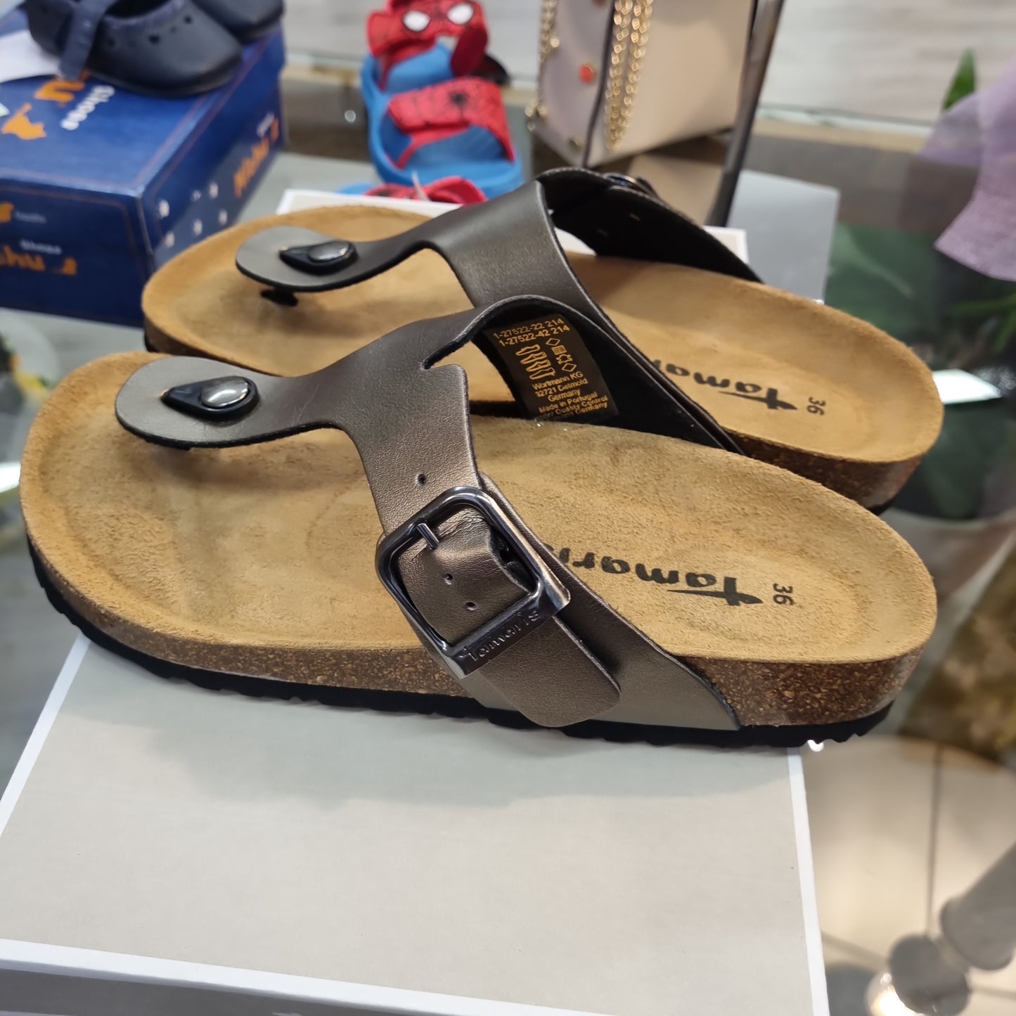 Tamaris anthracite sandal