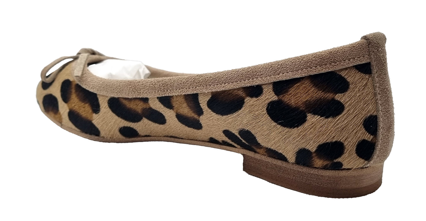 Leopard skin ballerina