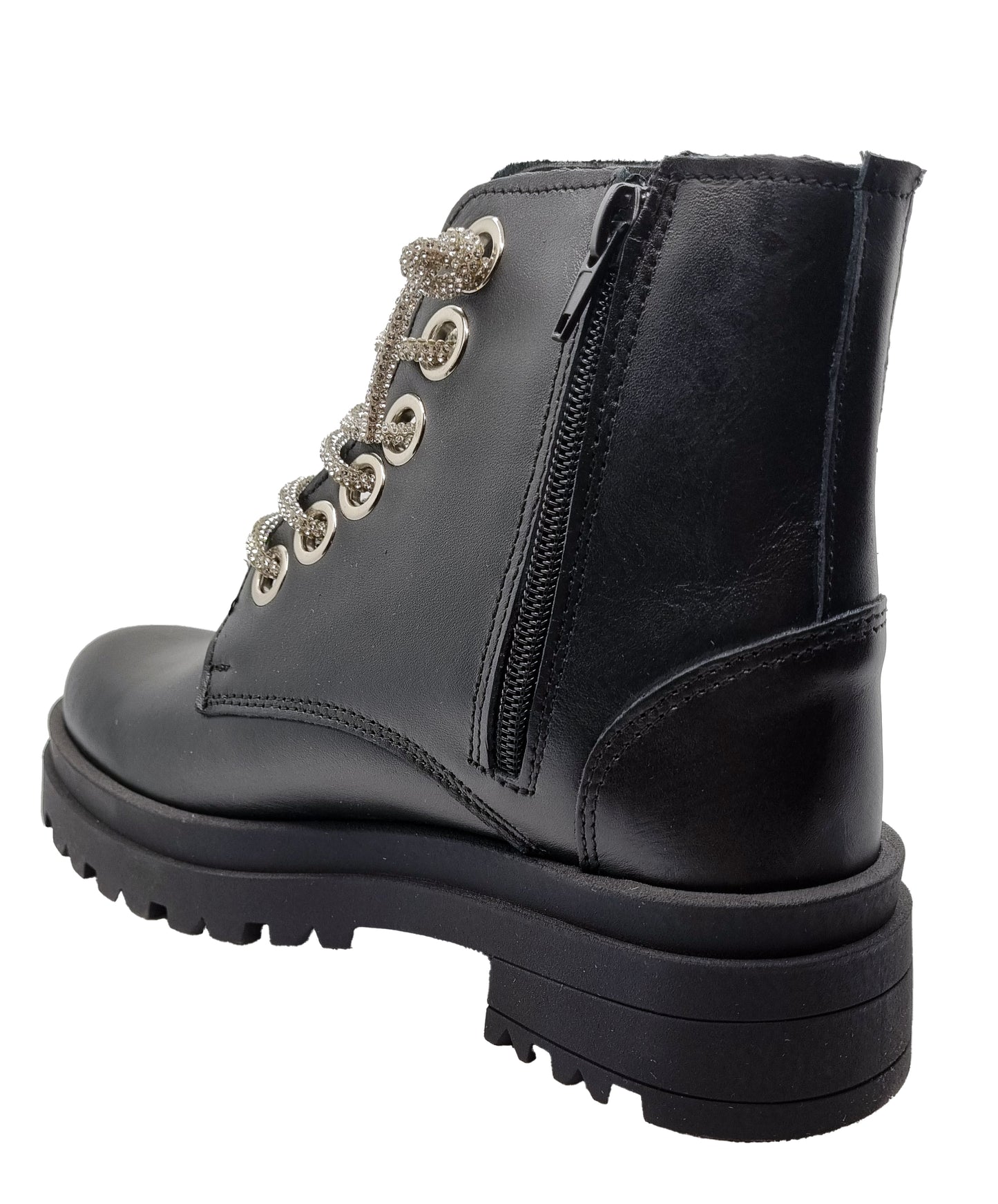 Dimond lace-up boots