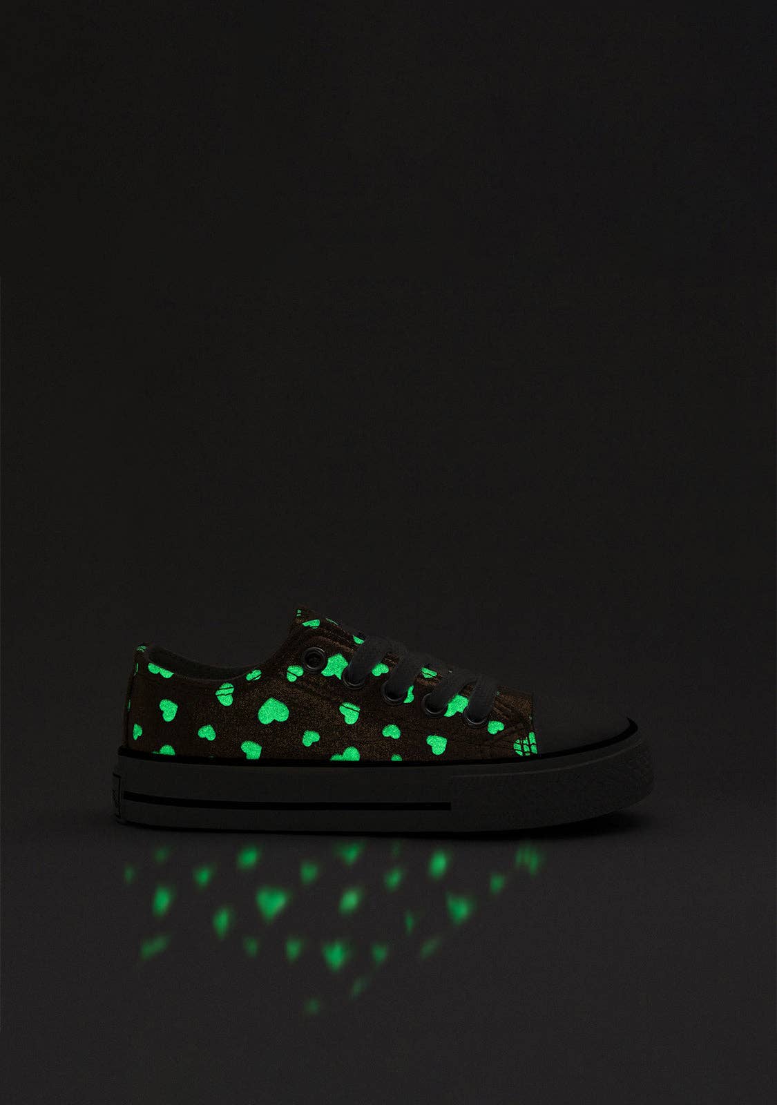 Scarpe da ginnastica da bambina Platum Glows in the Dark