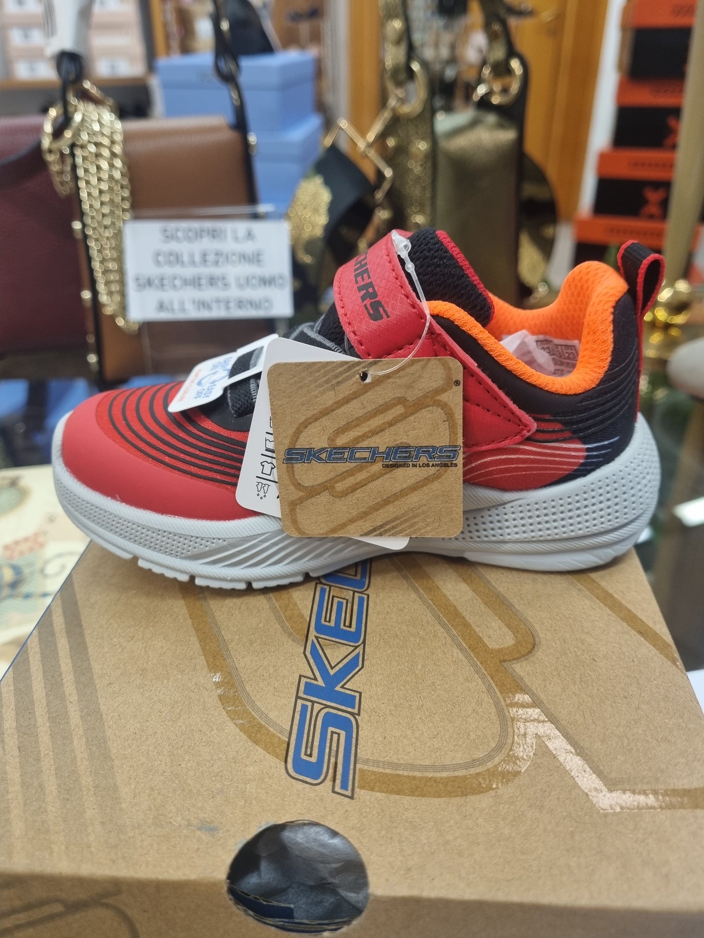  Skechers micro advance red 