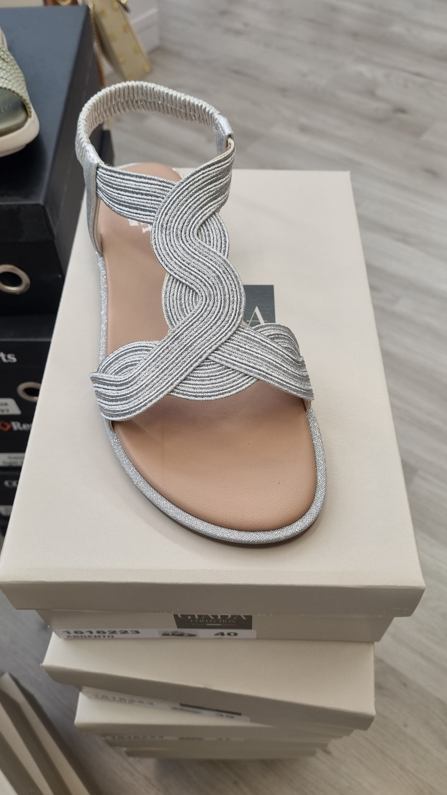 Silver sandal