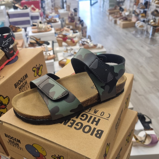 Sandalo bimbo militare