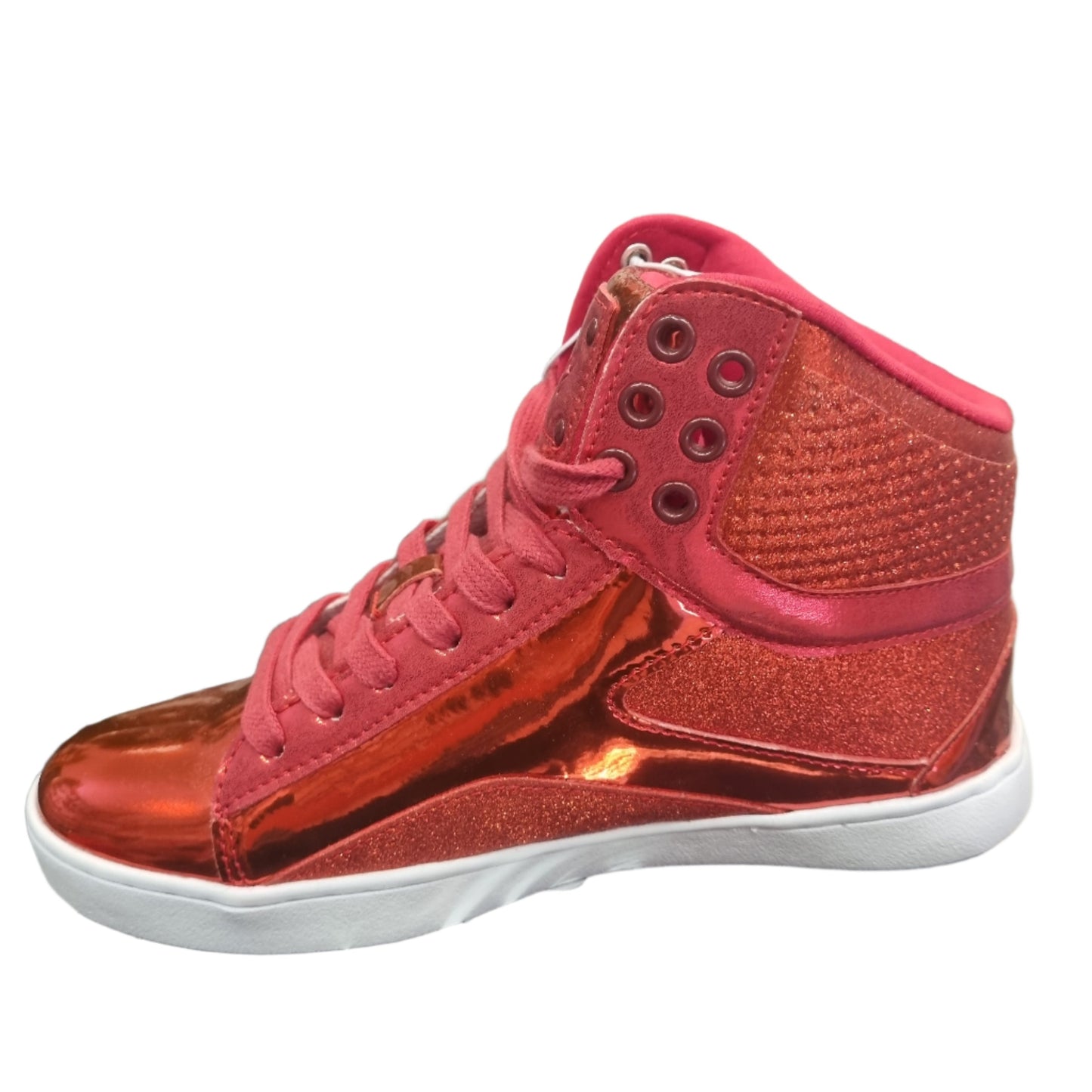 Sneaker da donna Pastry Glam Pie Glitter rosso