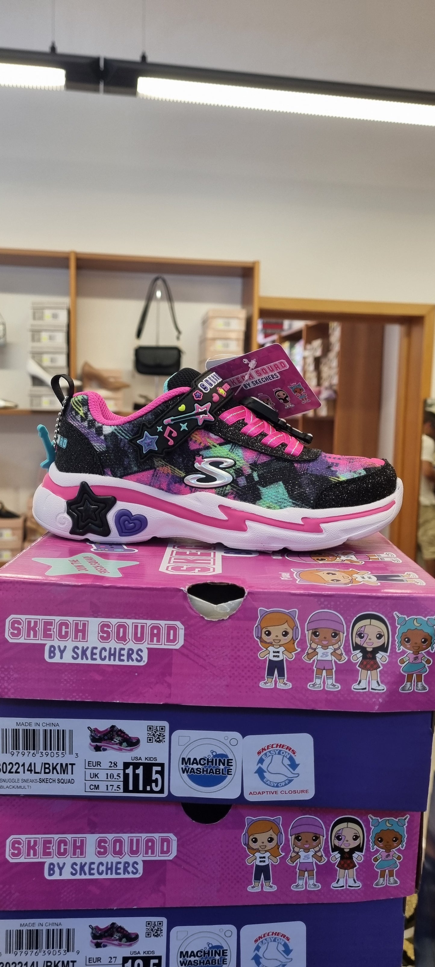 Skechers squad чорний