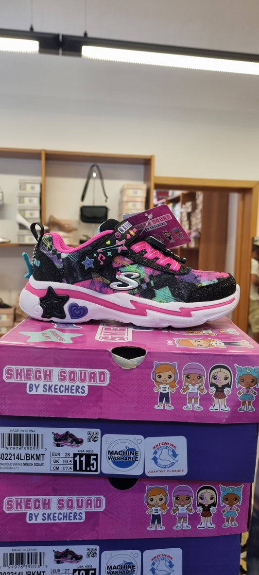 Skechers squad black