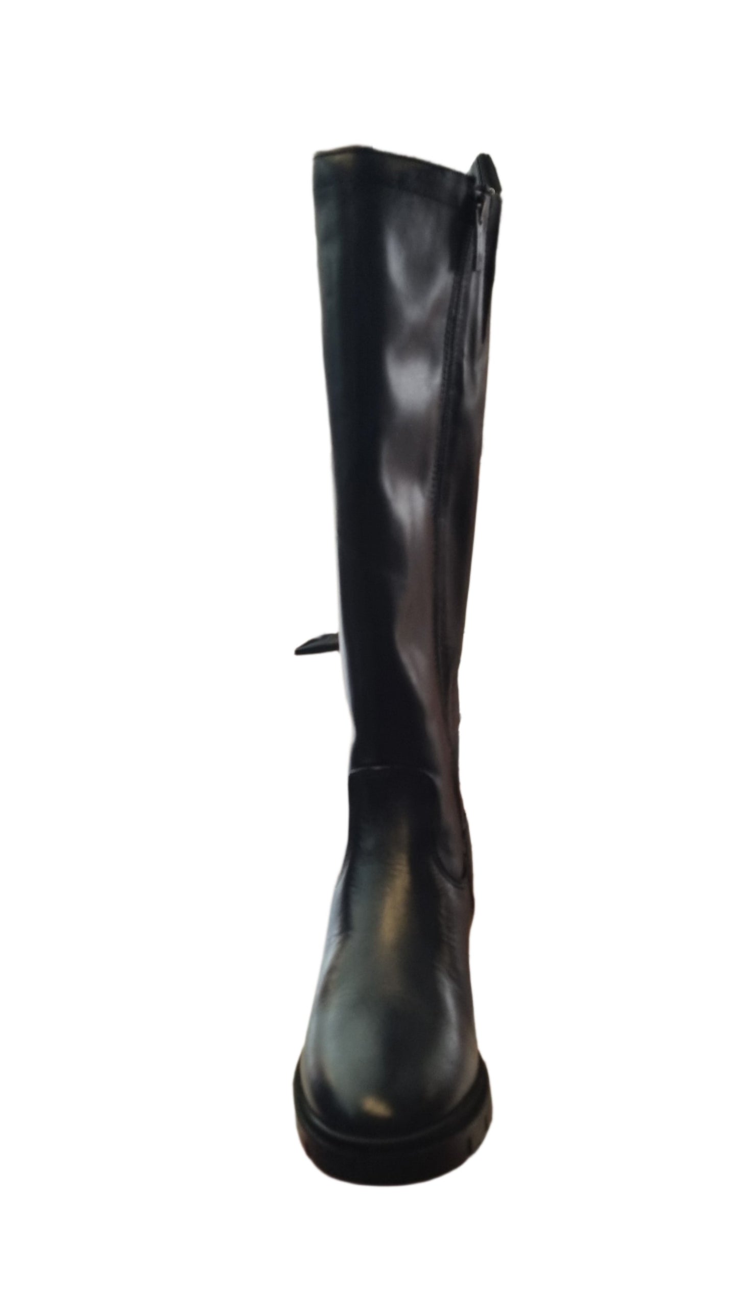 Tamaris black leather boot