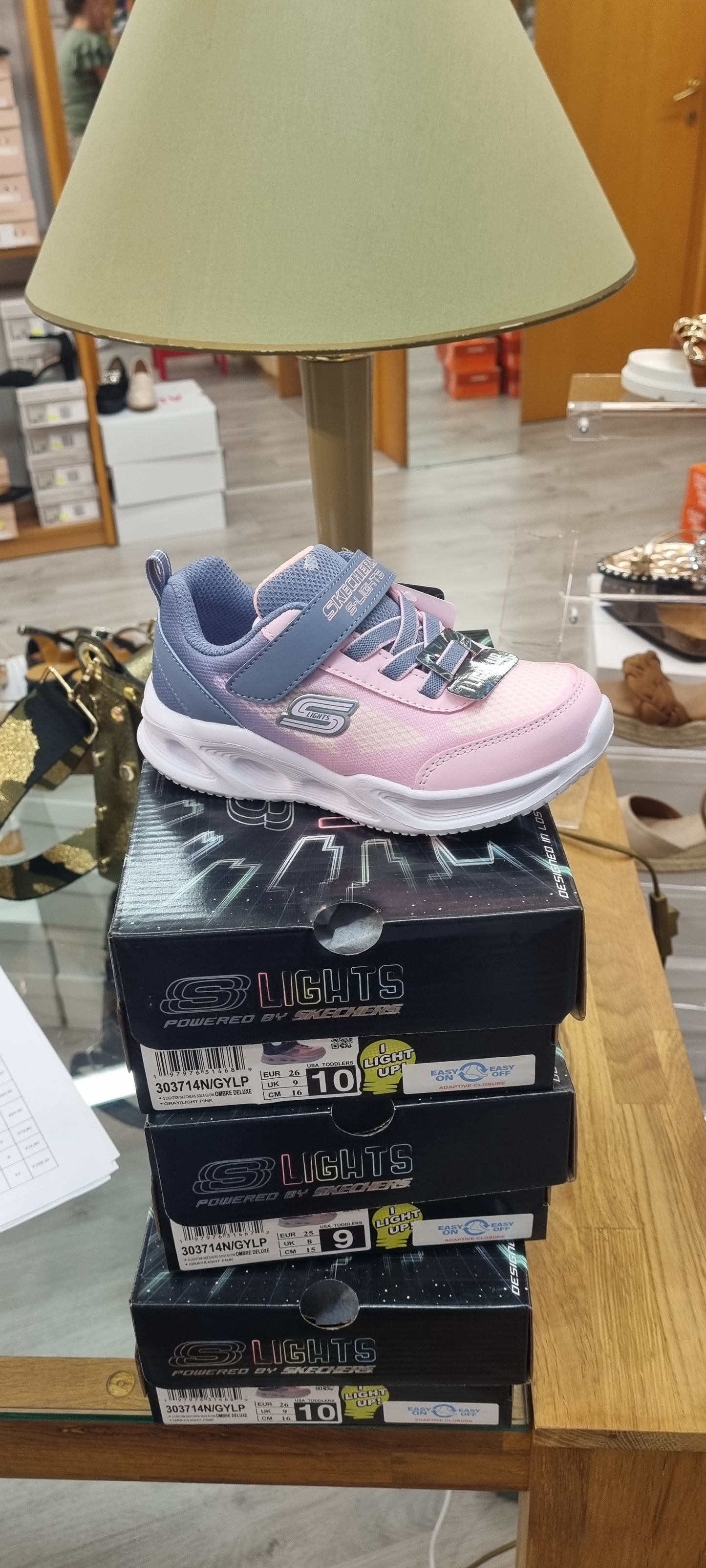  Skechers lights ombre deluxe 