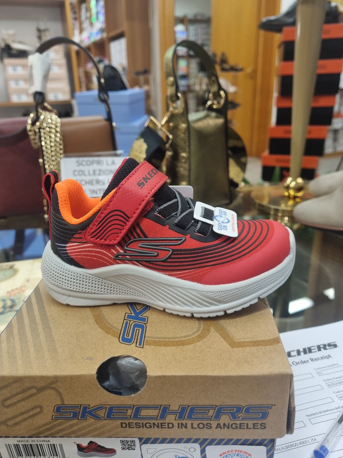  Skechers micro advance red 