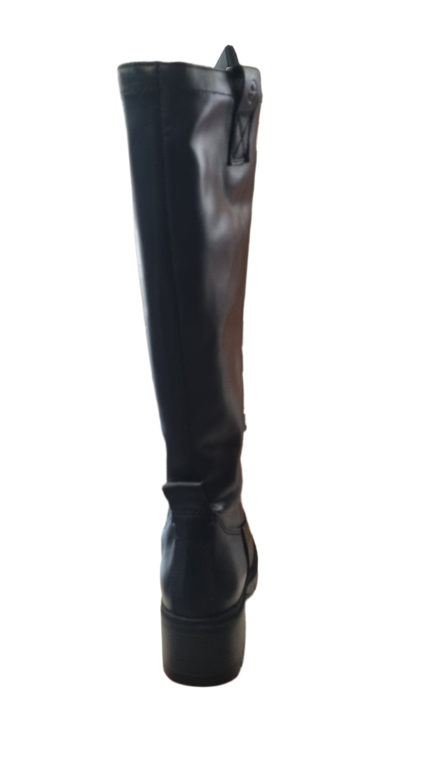 Tamaris black leather boot