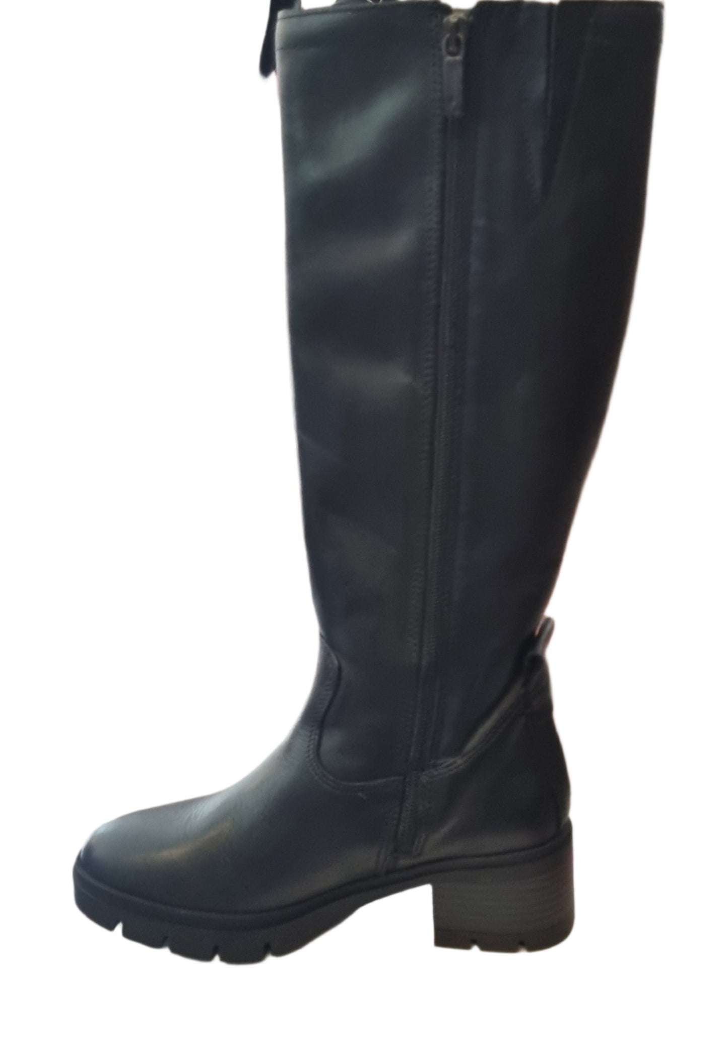 Tamaris black leather boot