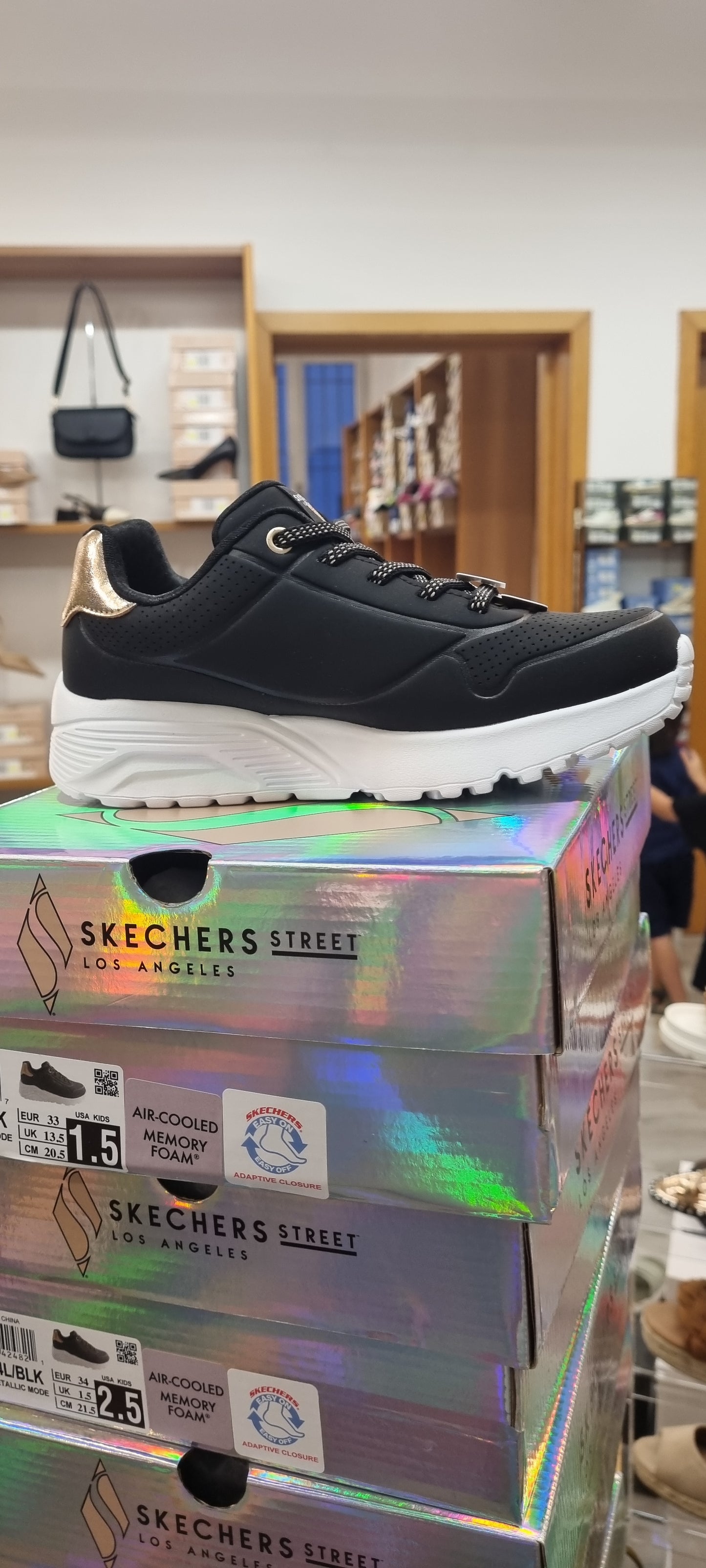 Skechers kids metallic