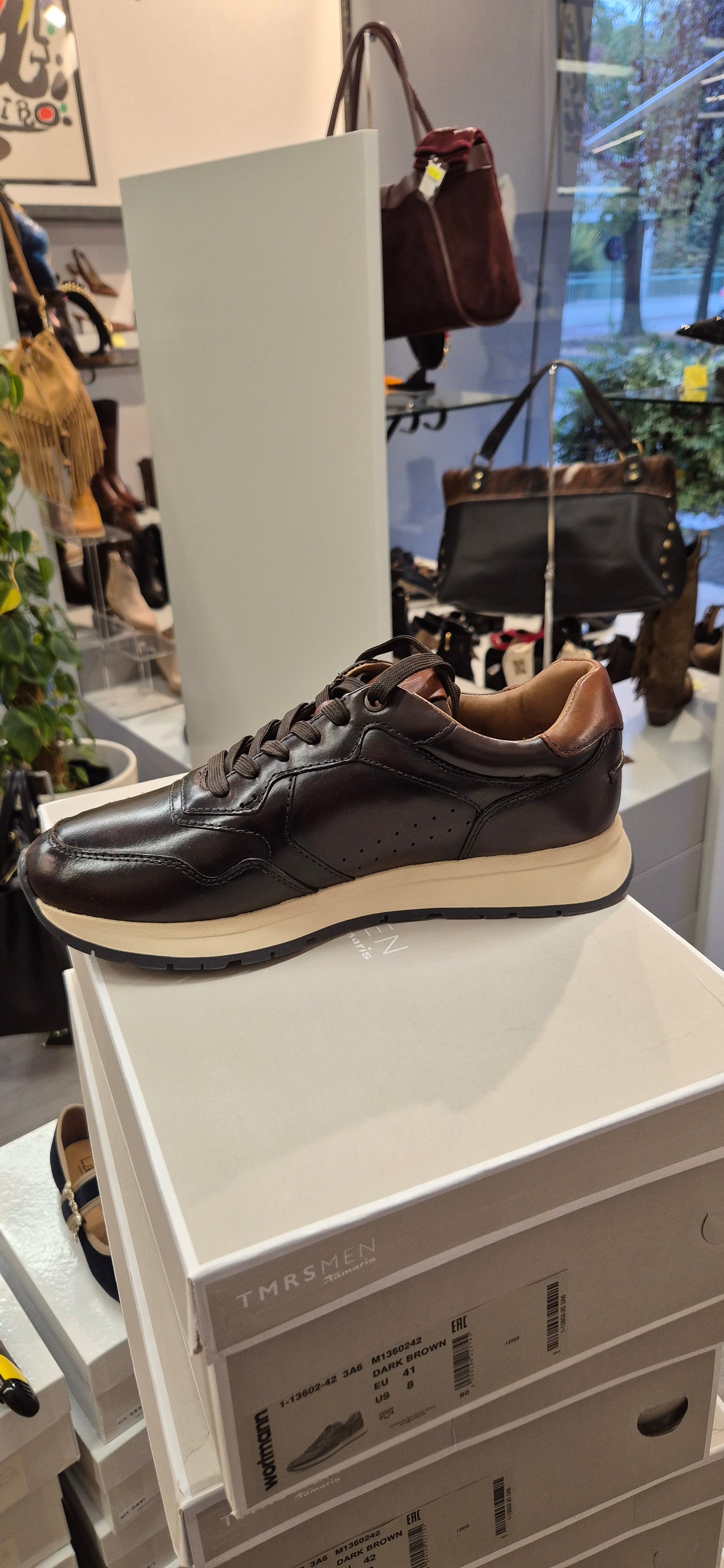 Tamaris men dark brown