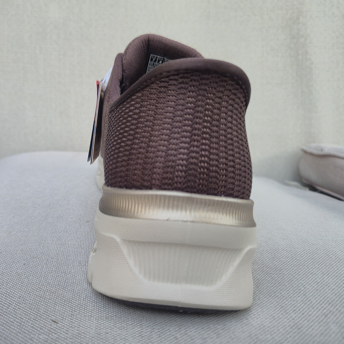 Skechers 150438 sneaker moka, fronte