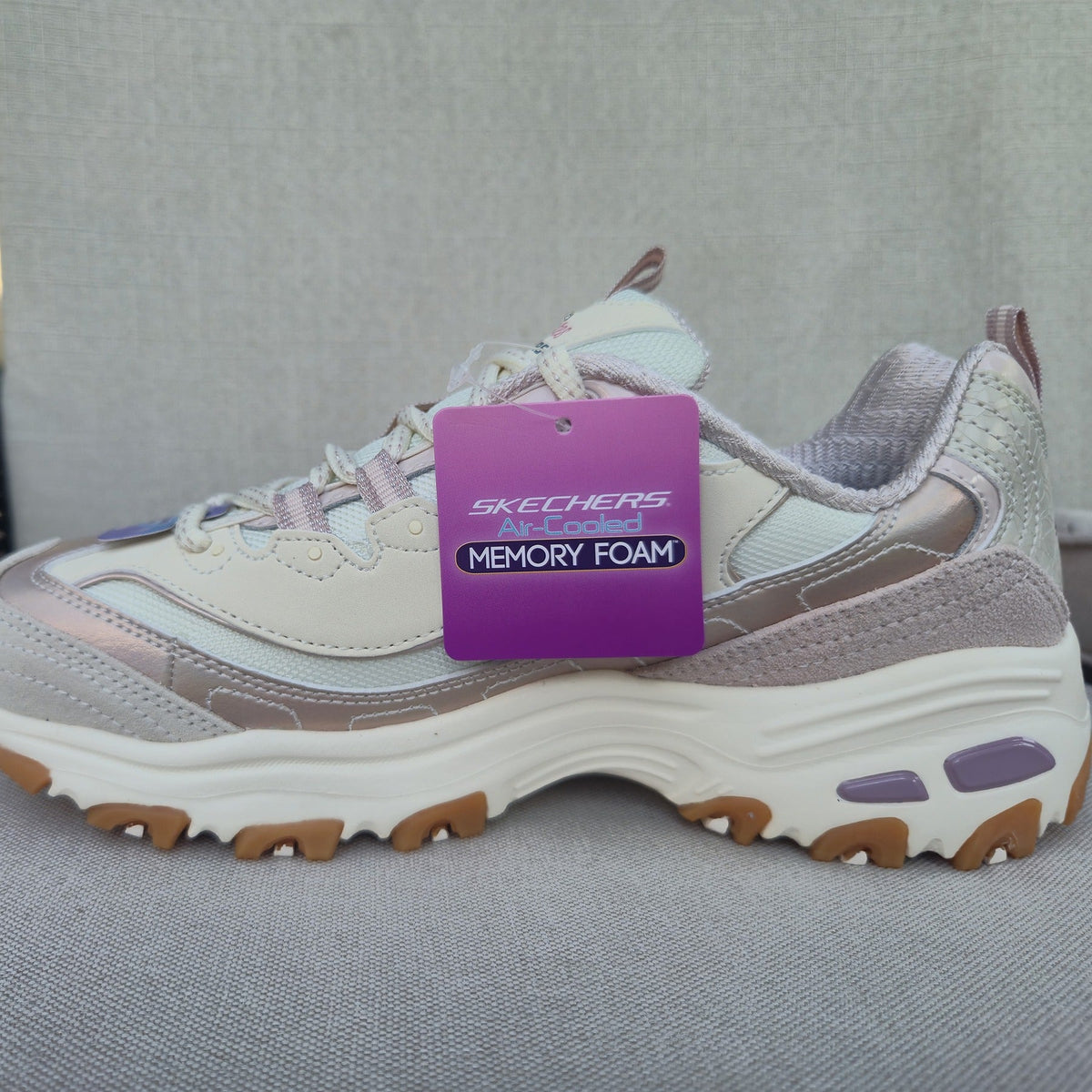 Skechers 150556 D'Lites rosa, fronte
