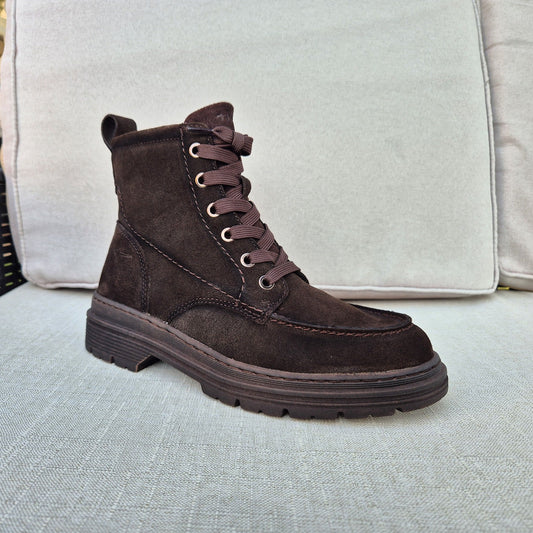 Tamaris 25234 scarponcino camoscio mocca, tre quarti