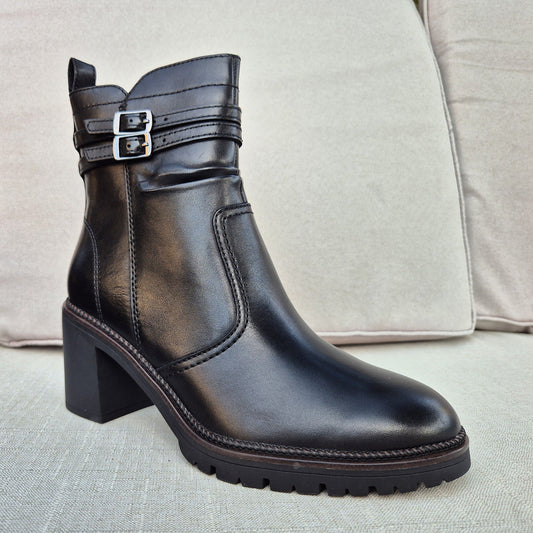 Tamaris 25383 stivaletto doppia fibbia, tre quarti