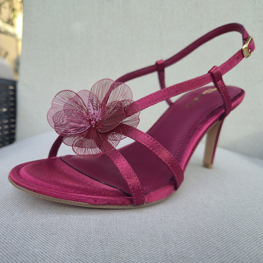Tamaris 28375 sandalo fucsia, tre quarti