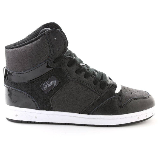 Sneaker da donna Pastry Glam Pie Glitter in nero/bianco