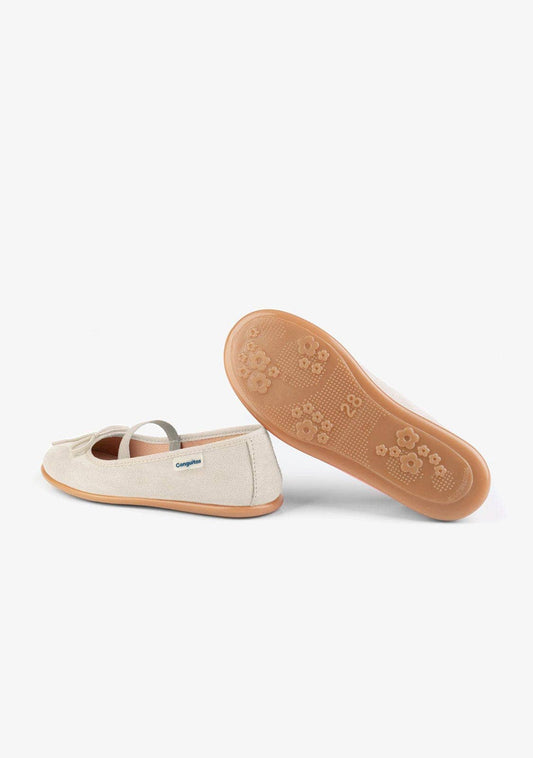 Ballerine beige da bambina